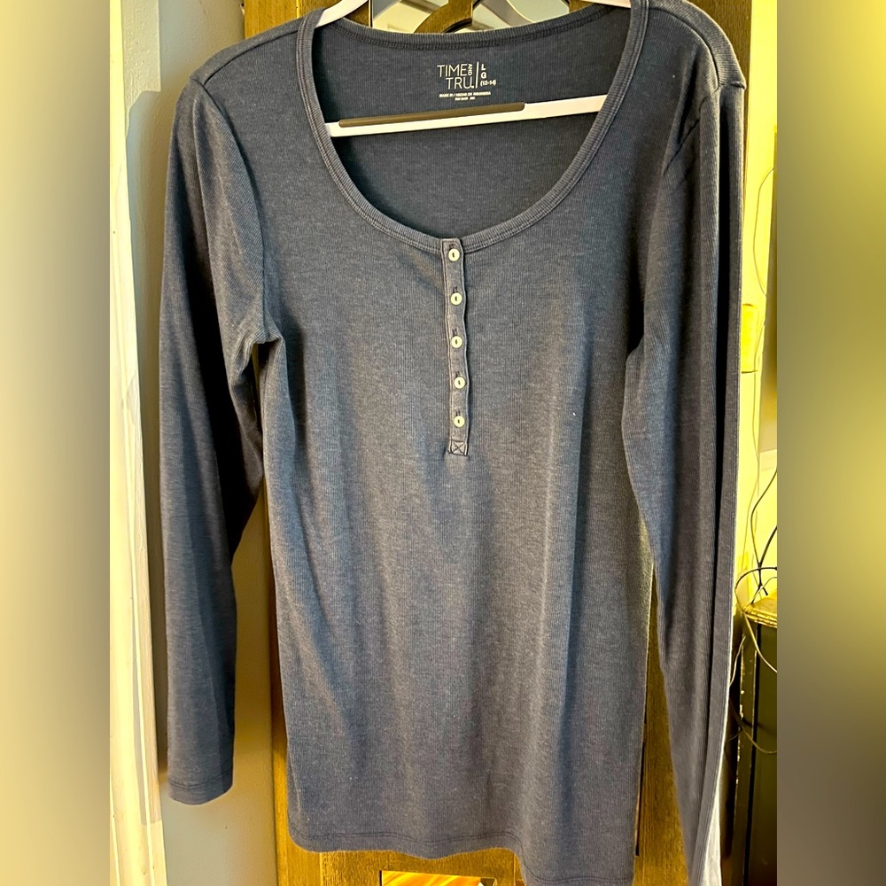 Blue Henley *New* never worn